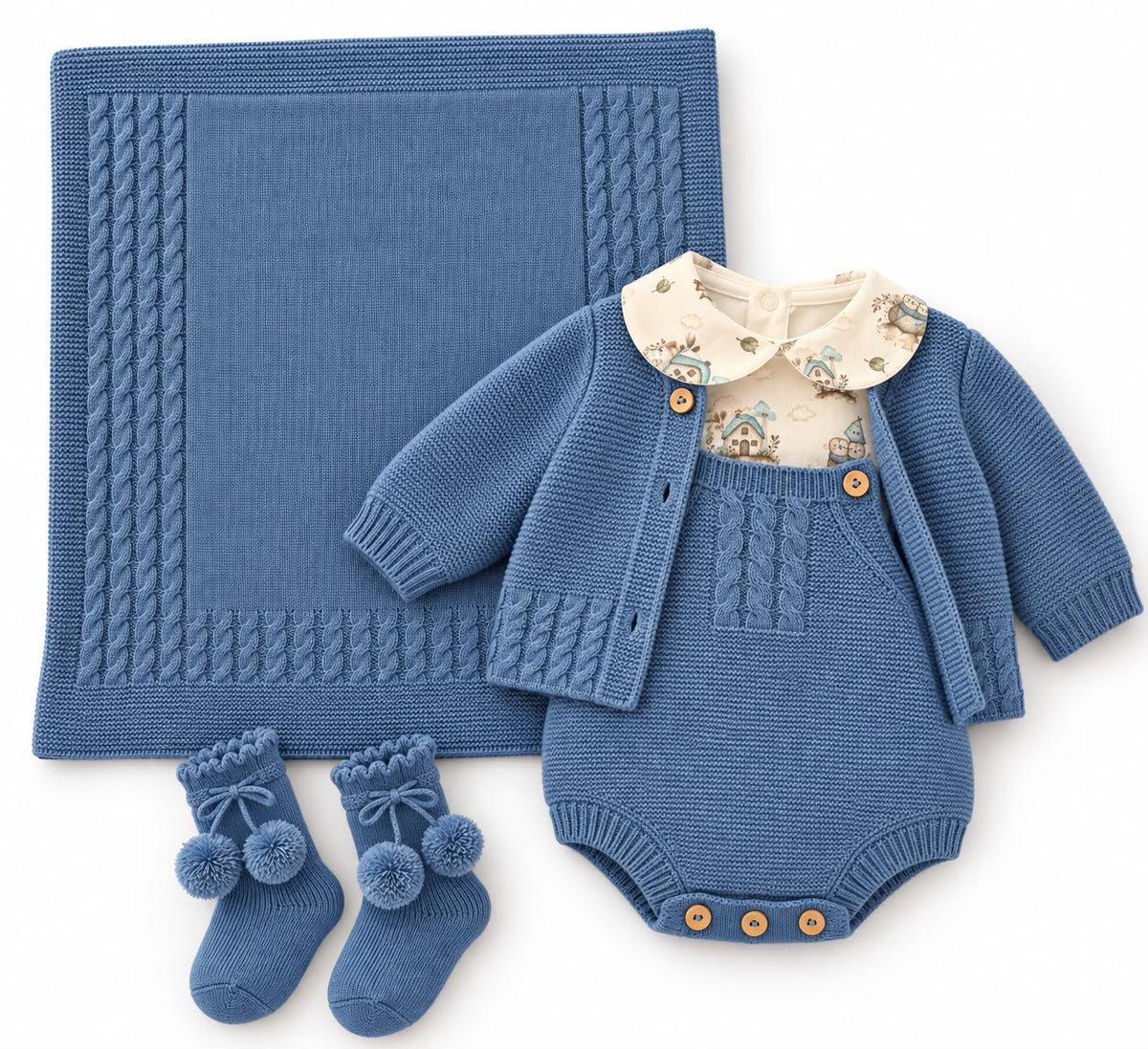 Set nascita gufetti porta fortuna