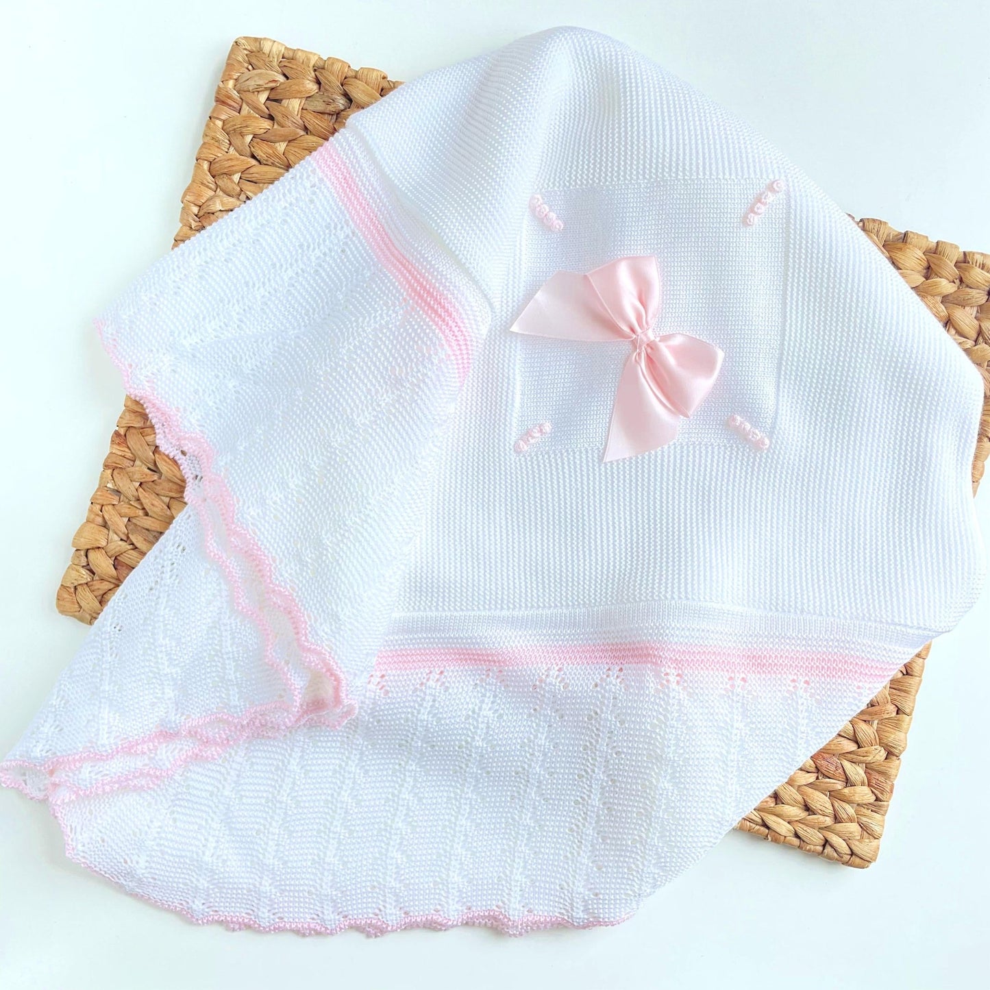 Coperta fiocco rosa - La culla di Vanity kids