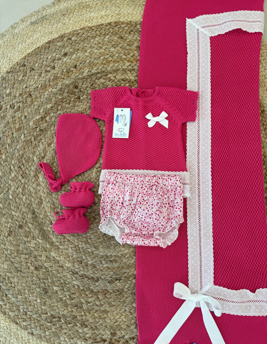 Set nascita fucsia