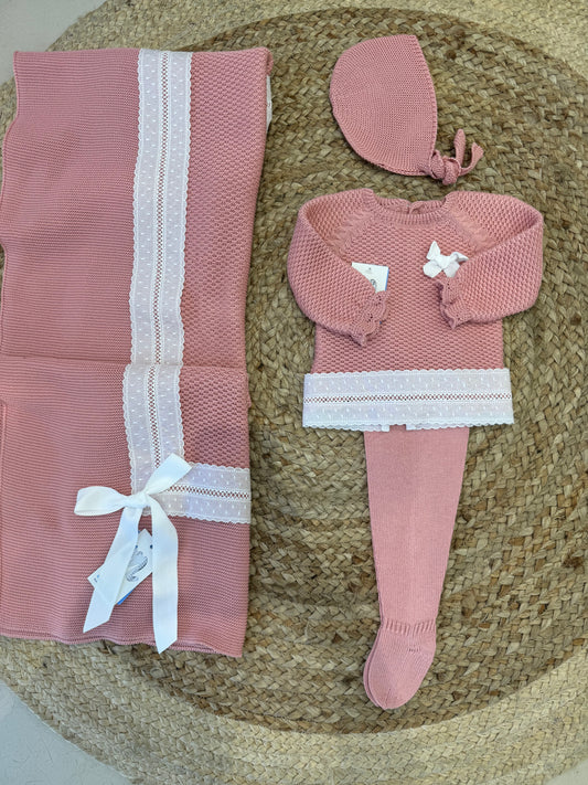 Set nascita rosa antico