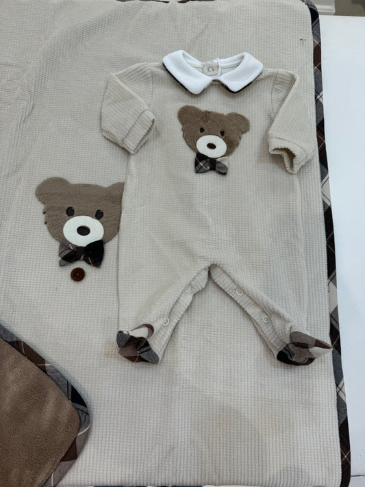 Set nascita in ciniglia tema orsetto