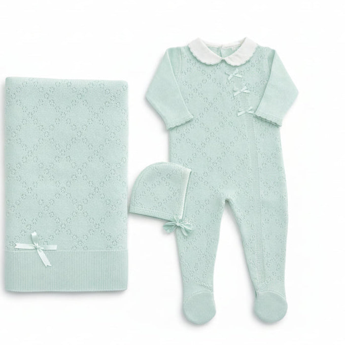 Set Nascita menta