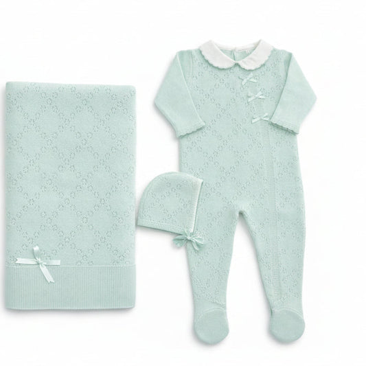 Set Nascita menta