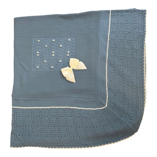 Coperta blu avion - La culla di Vanity kids