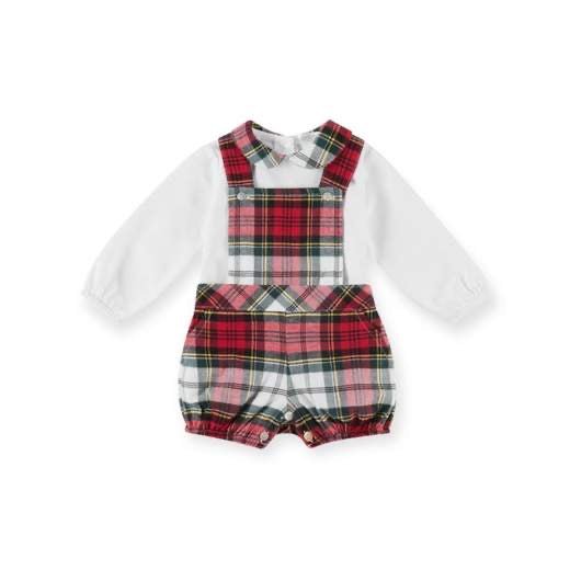 Salopette in tartan - La culla di Vanity kids